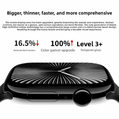 Smart watch for Men & Women,2” IPS HD Full screen Display,Bluetooth make & receive calls|SMS|Apps|Games|Health|NFC|Smart notifications,Long Battery up to 7 days,Durable Design: Lightweight with aluminum alloy case & silicone strap