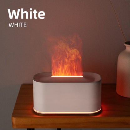 Ultrasonic Aromatherapy Humidifier with Flame Effect