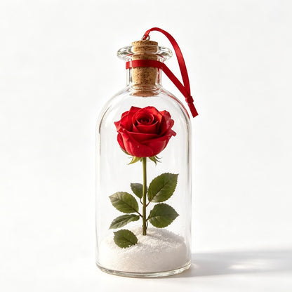 Christmas Tree Recording Message Bottle Festive Season