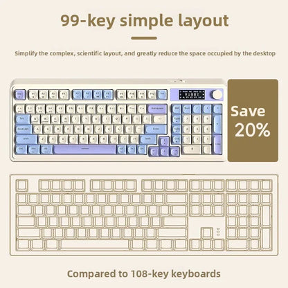 Computer Keyboard - Ergonomic Design for Enhanced Typing Experience - ZeeTec Store