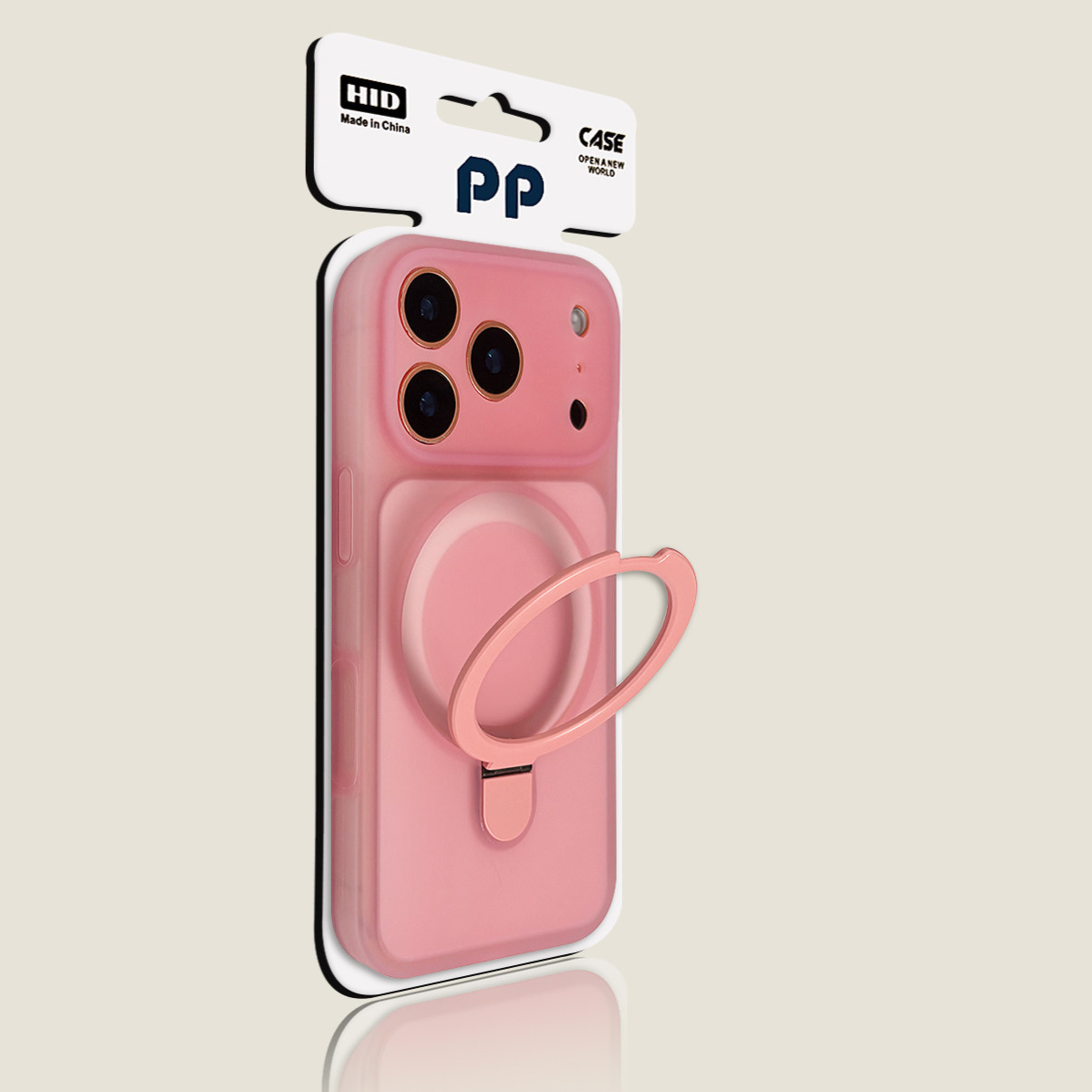 Magnetic Stand Skin-Feel Phone Case Dopamine Protective Cover