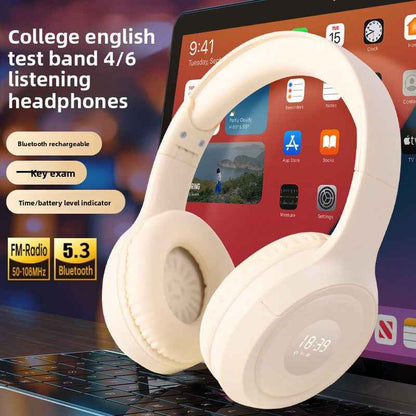 Bluetooth headset Over-Ear FM Frequency Dual Audio Wireless Wired