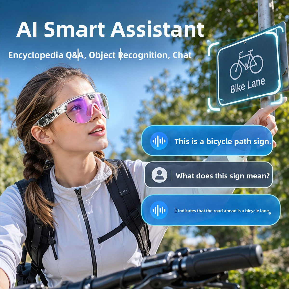 AIMB-G5MAX Smart Glasses with AI Translation and HD Camera