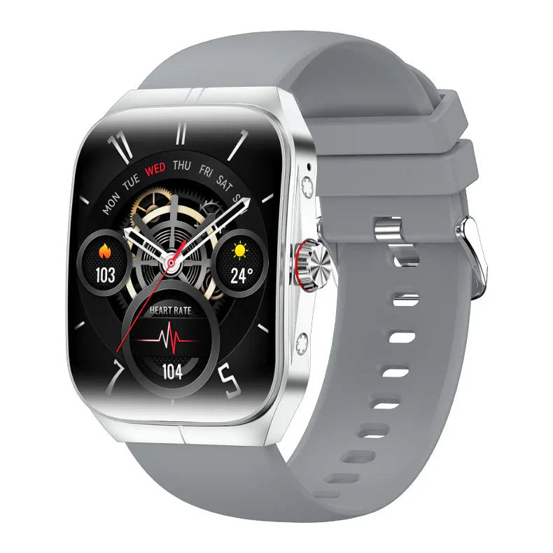 HK80 AMOLED Smart Watch - Bluetooth Call, NFC Payment, Health Monitoring Features - ZeeTec Store