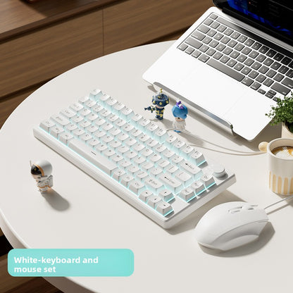 Mengzu Mechanical Feel Silent Keyboard and Mouse