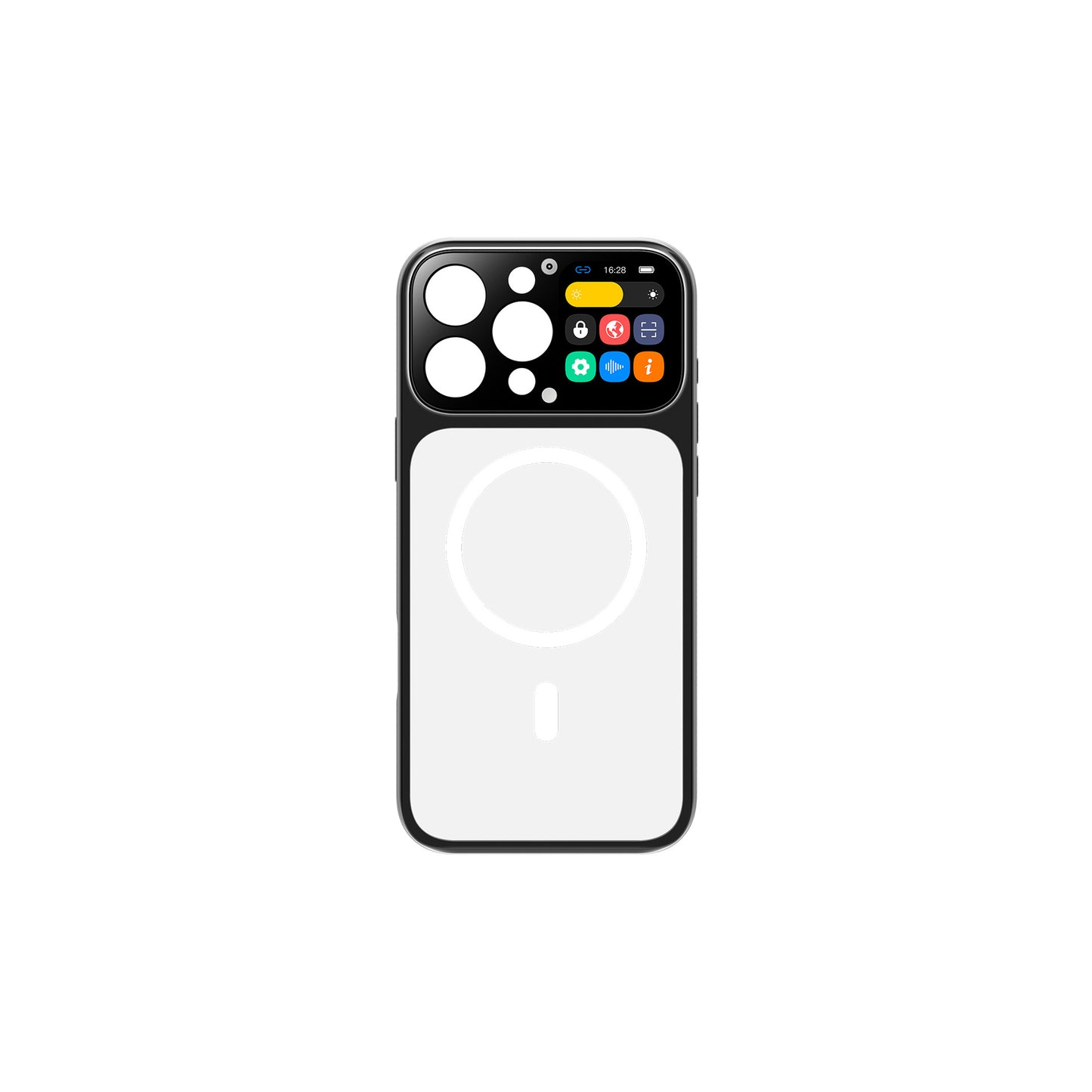 Transparent Magnetic iPhone Case with screen customizable