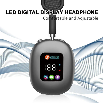 Wireless Headphones with RGB Screen for Immersive Audio Experience - ZeeTec Store