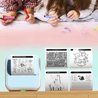Portable Wireless Thermal Bluetooth Label Printer