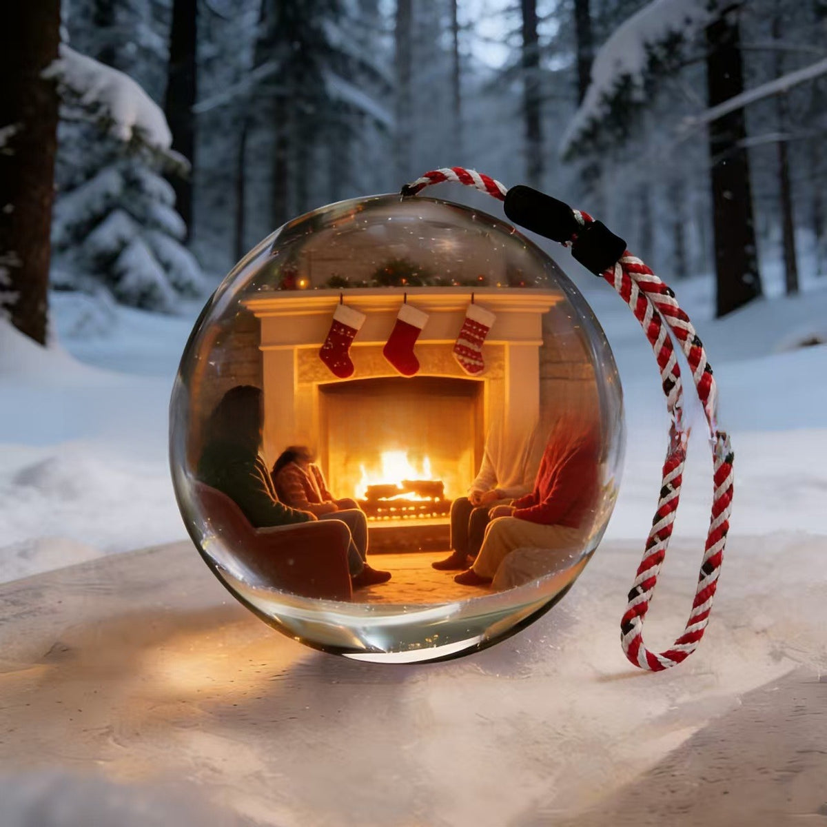 Portable Crystal Ball Video Player Festive Season