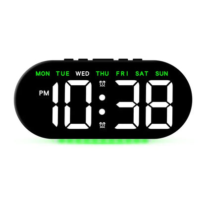 LED Digital Alarm Clock with Date Display - Stylish and Functional Timekeeping - ZeeTec Store