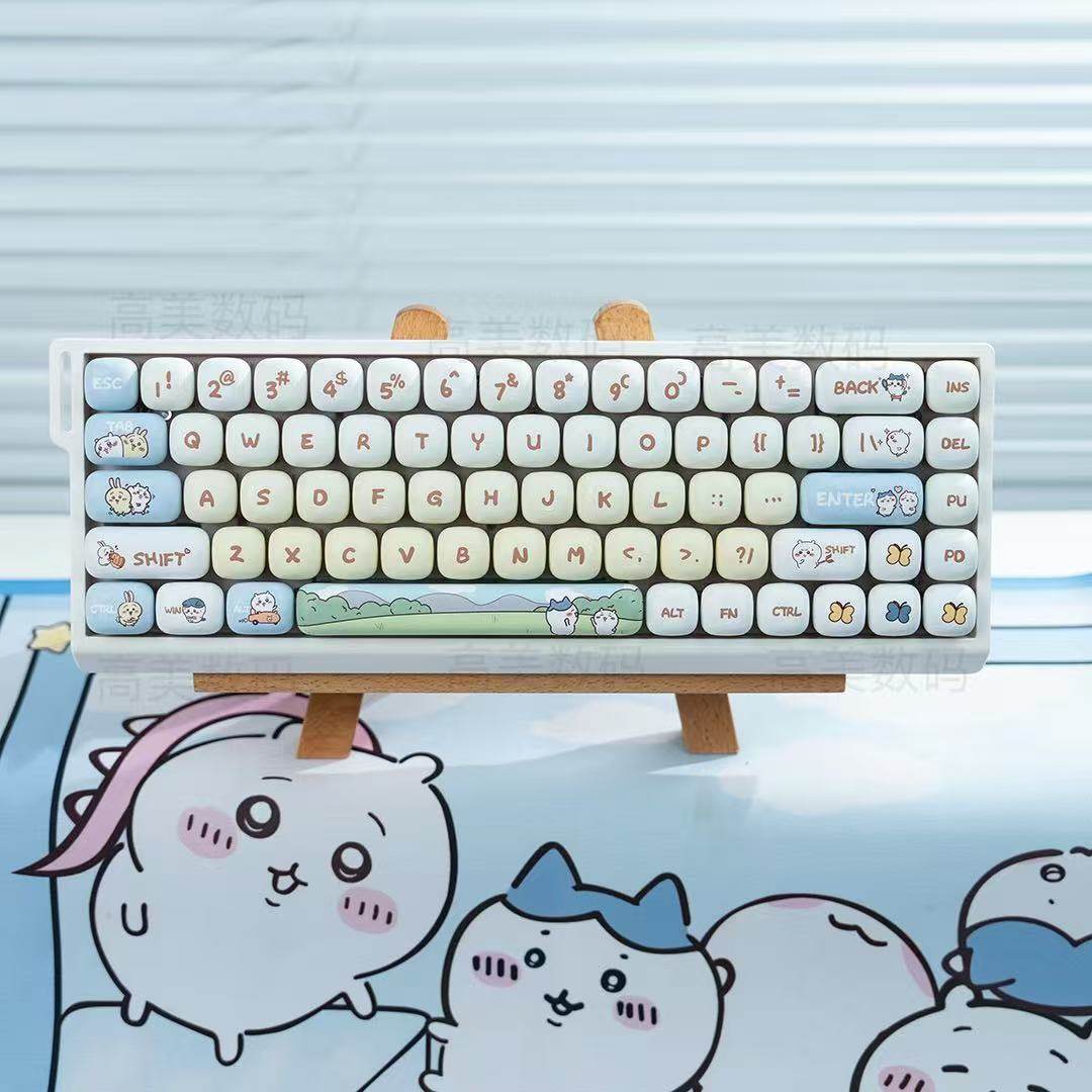 M68 Wireless Wired Bluetooth Mechanical Keyboard with Mahjong Sound, Silent for Office,Compatible with Computer and Mobile Phone - ZeeTec Store