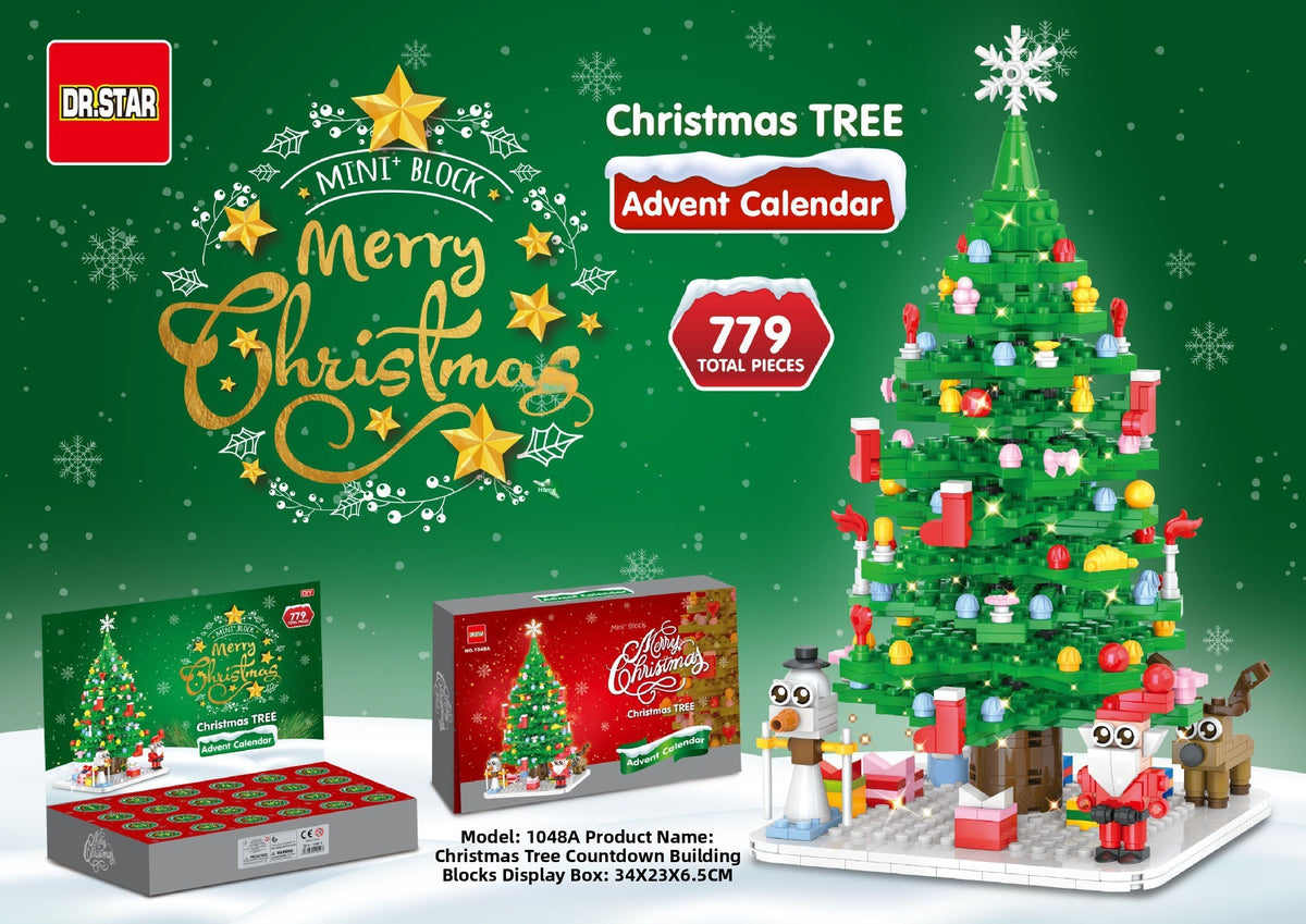 Christmas DIY Building Blocks Set Festive Gifts