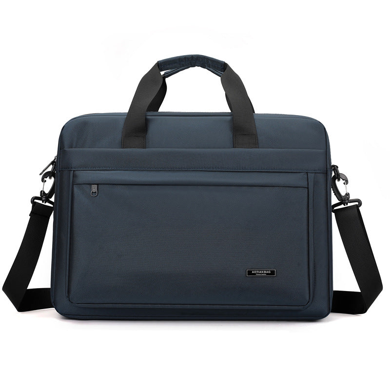 Men's Oxford Cloth Shoulder Computer Bag Large Capacity  Handbag