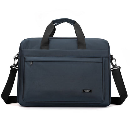 Men's Oxford Cloth Shoulder Computer Bag Large Capacity  Handbag