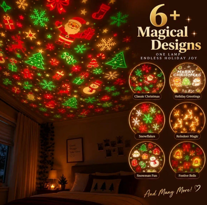 Christmas Star Projection Lamp Festive Season