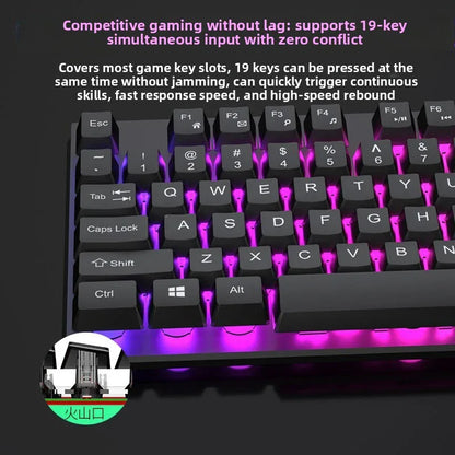 Mechanical Keyboard and Mouse Set for Enhanced Gaming Experience - ZeeTec Store