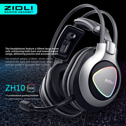 ZIDLI ZH10 Gaming Headset with Microphone - Wired Gaming Headset for Ultimate Sound Experience