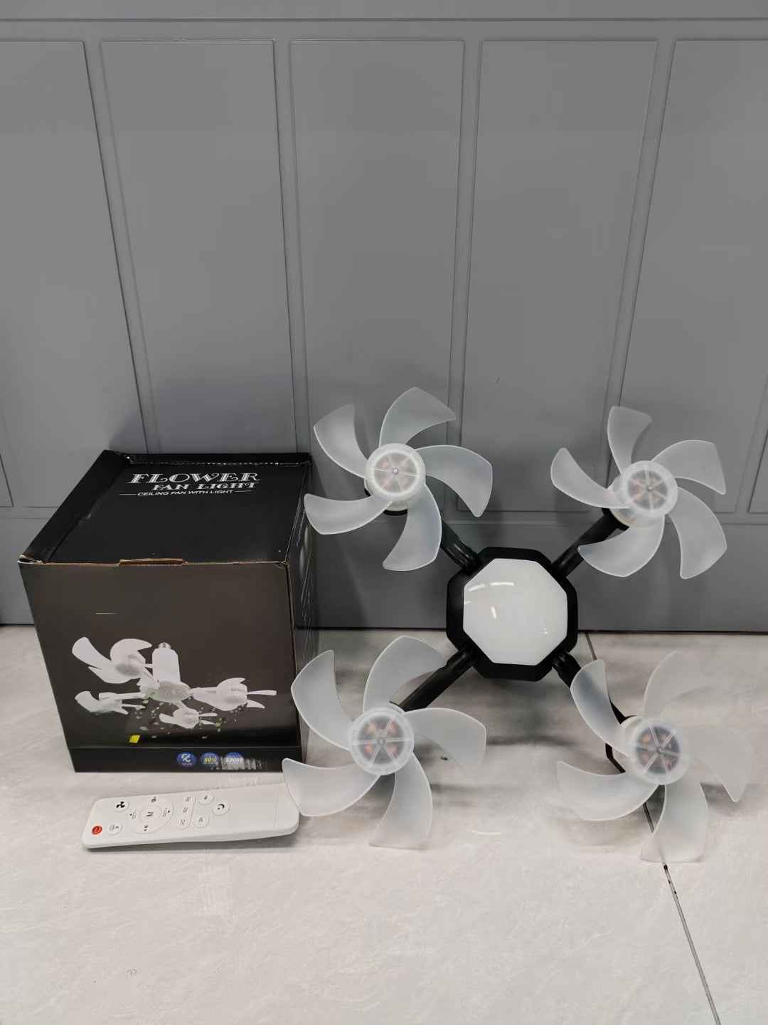 Smart Remote Control Ceiling Fan Light