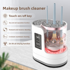Electric brush cleaner, Automatic Cleaning, Drying Function, Compact Design, Multi-Purpose: Suitable for cleaning powder puffs and other beauty tools, Patented Technology
