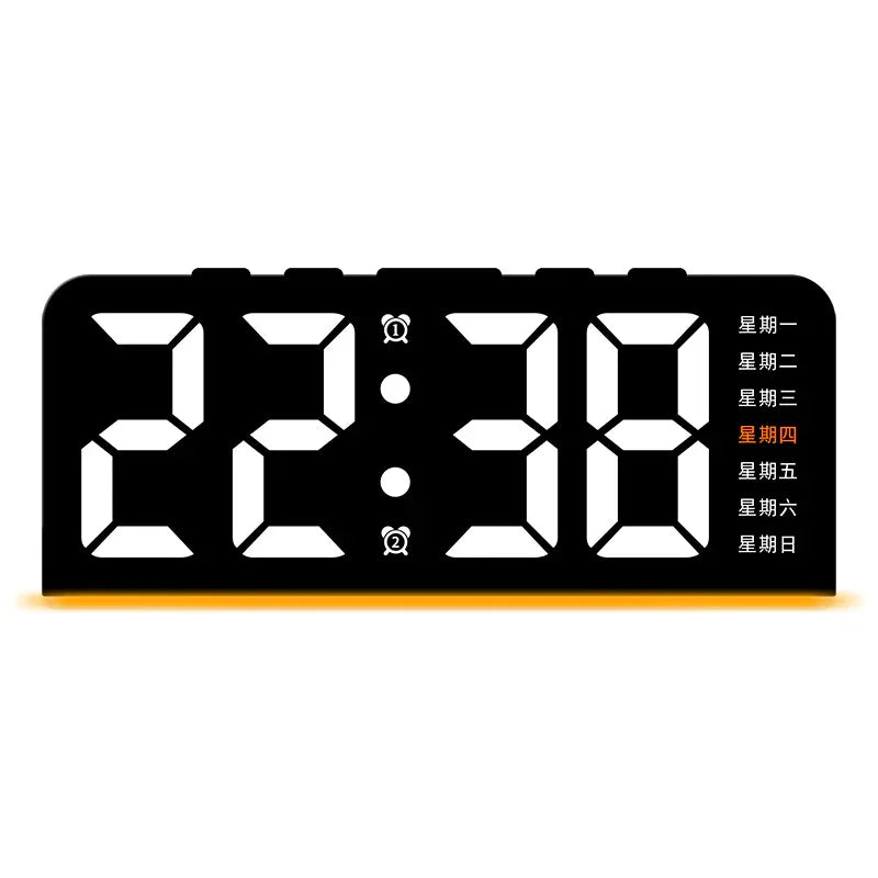 LED Digital Alarm Clock with Date Display - Stylish and Functional Timekeeping - ZeeTec Store
