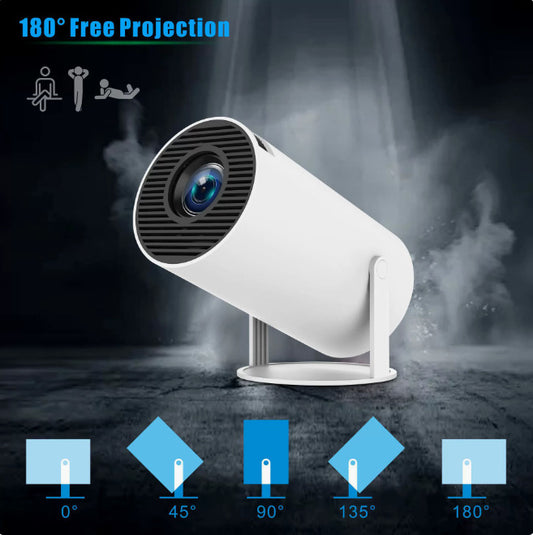 HY300PRO Projector 4K 720P Dual Band WiFi BT