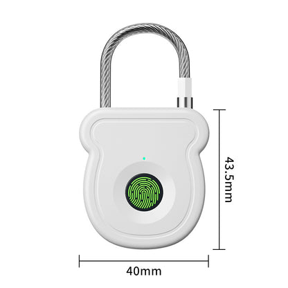 Smart Fingerprint Lock Padlock, High Durability, Long Battery Life, Fast Scanning