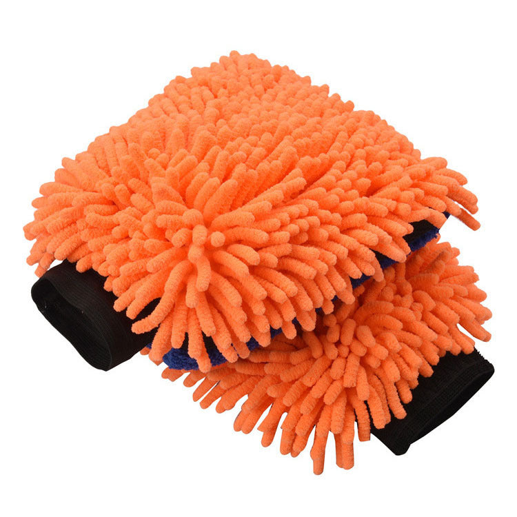 Microfiber Car Wash Gloves with Chenille Coral Texture - ZeeTec Store