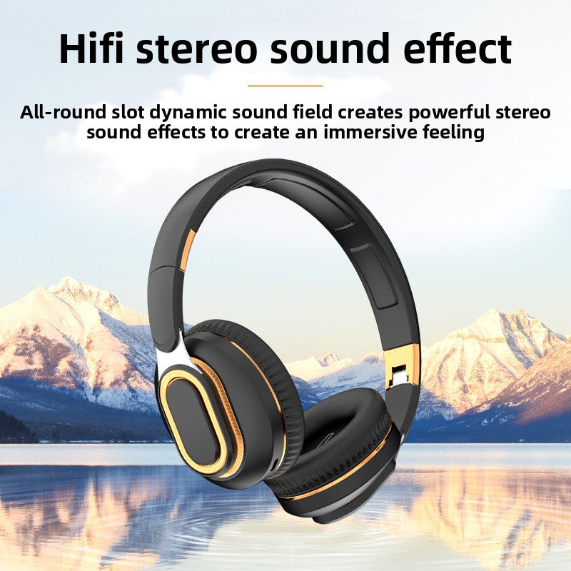 Over-ear Bluetooth headphones