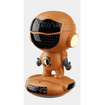 Smart AI Robot, Intelligent Conversation Wireless Speaker,  AI Empowered Voice Interaction, Powerful AI Voice Model, Smart Life Assistant, Night Atmosphere Light, Long-Lasting Battery Life, Multi-Function Entertainment Hub, Premium Design & Durability