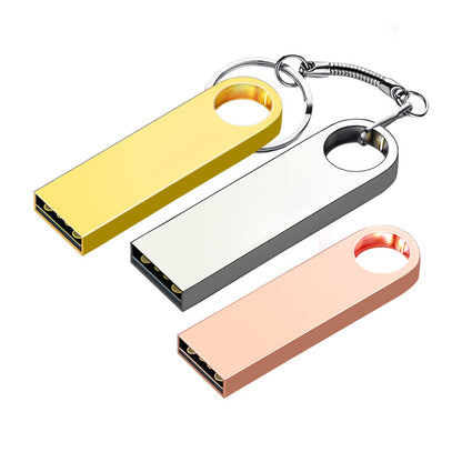 Metal USB drive with security features
