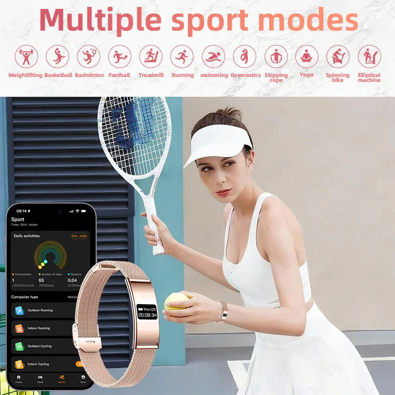 Smart Wristband Heart Rate Tracker with TFT Display - Tracks Heart Rate, Sleep, Steps, Blood Pressure & Smart Alerts - ZeeTec Store