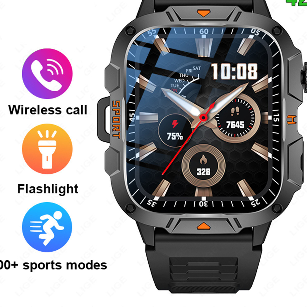 Lige Multifunctional Health Smart Watch with Bluetooth Call