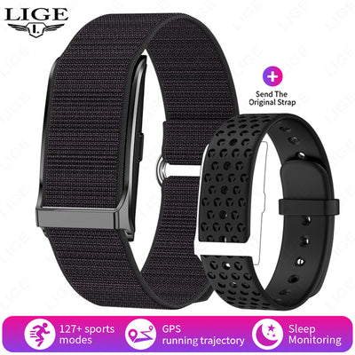 LIGE Smart Fitness Screenless with Heart Rate Monitor Pedometer Activity - ZeeTec Store
