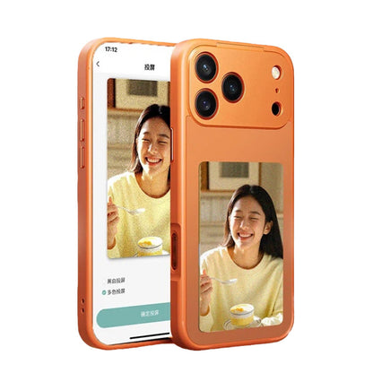 E-ink Screen Phone Case with Selfie Projector