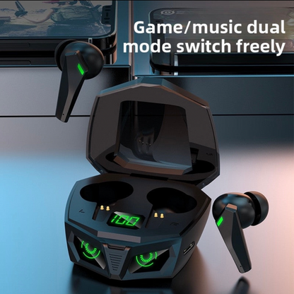 Wireless Bluetooth Headset, Low Latency, Enhanced Connectivity, Super Long Battery Life, Digital Display, Voice Control, Bilateral Stereo, Breathing Light - Stylish LED lighting effect