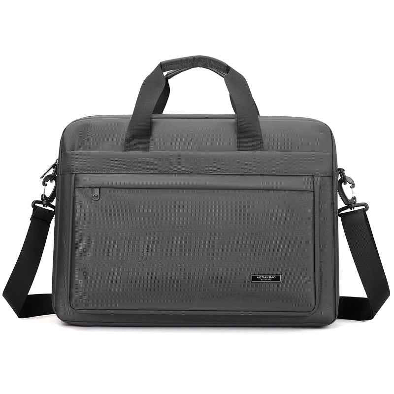 Men's Oxford Cloth Shoulder Computer Bag Large Capacity  Handbag