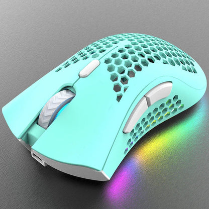 Rechargeable Wireless Gaming Mouse with LED Light for Ultimate Gaming Experience - ZeeTec Store