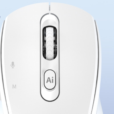 Wireless Ai voice mouse, rechargeable. Enables typing, writing, and translation through intelligent voice recognition, boosting productivity.