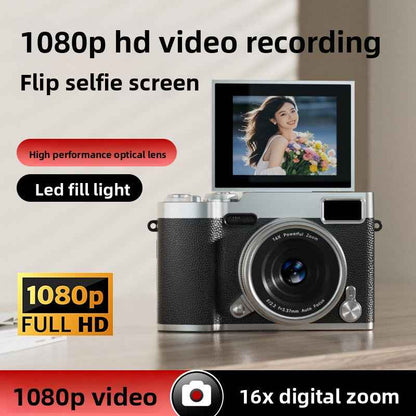Flip-Up 4K Ultra Clear Digital Camera Wide-Angle Lens