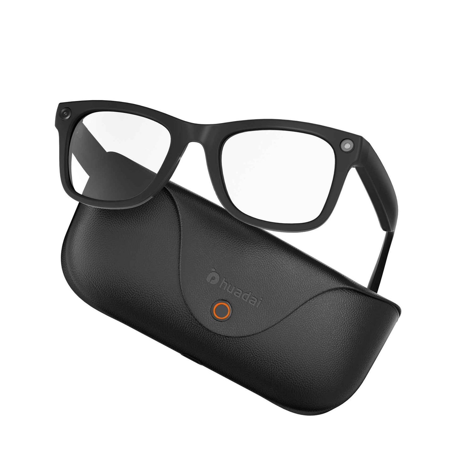 Smart Glasses with AI Camera and Charging Case