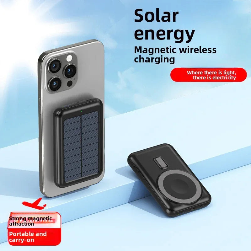 Magsafe Solar Power Bank Charger for Eco-Friendly Charging Solutions - ZeeTec Store