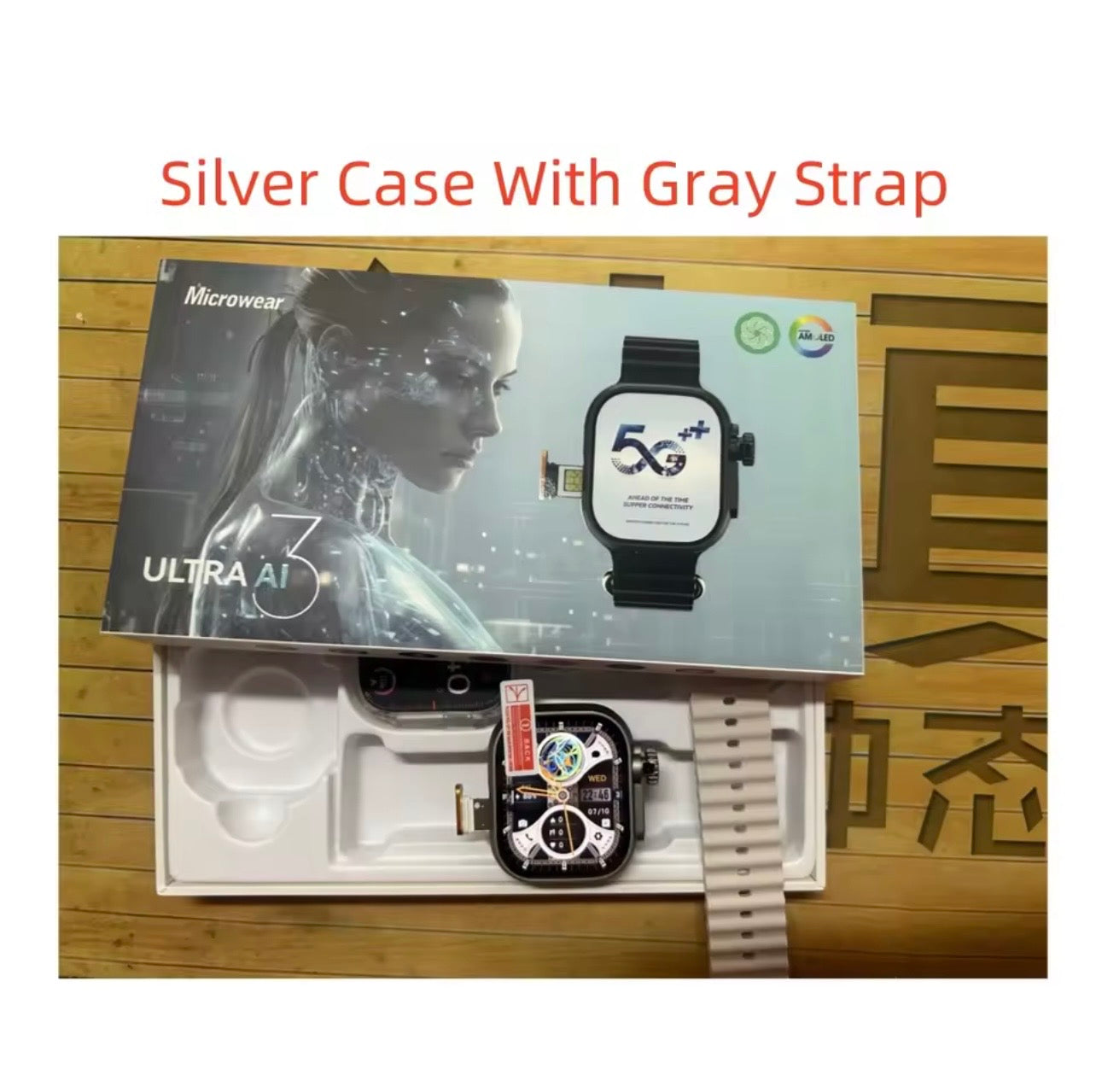 Ultra Thin Smart Watch - AMOLED Display 2.06” Camera, Sim Support, Bluetooth Calls, GPS, Health Tracking - ZeeTec Store
