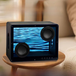 Transparent Floating Lyrics Bluetooth Speaker - Experience Music Like Never Before - ZeeTec Store