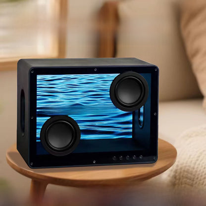 Transparent Floating Lyrics Bluetooth Speaker - Experience Music Like Never Before - ZeeTec Store