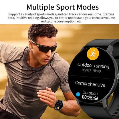 Smart Watch,1.28-inch HD color touch screen 240*240,Calls|built-in microphone|speaker|Customizable Dial|Smart Notifications|step counting|distance|calorie|heart rate|blood oxygen|blood pressure,Up to 7 days battery