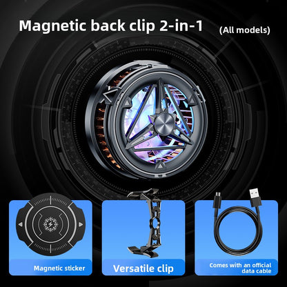 Magnetic Semiconductor Frost Phone Cooler with Digital Display
