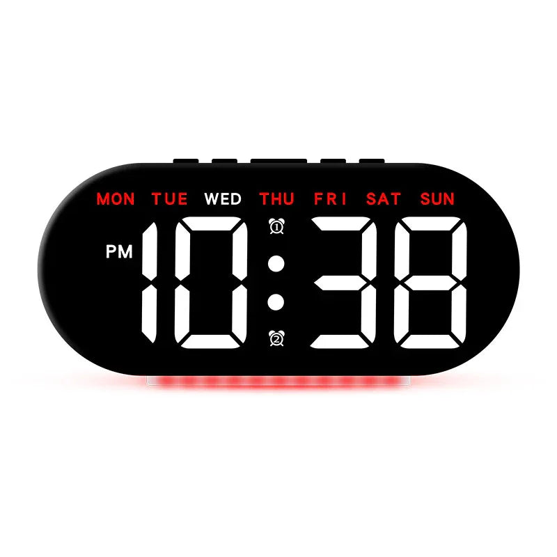 LED Digital Alarm Clock with Date Display - Stylish and Functional Timekeeping - ZeeTec Store