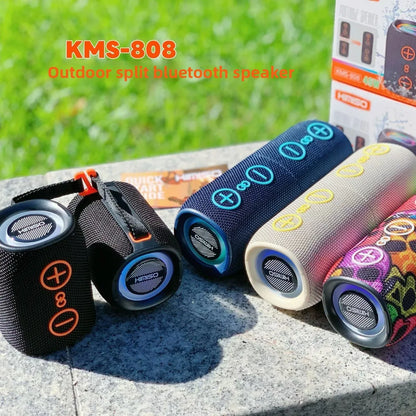 Bluetooth cylindrical Speaker – Portable Wireless Sound System for Music Lovers - ZeeTec Store