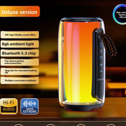 Voice of Berlin Bluetooth Speaker 15W , Colorful Wireless Speaker, High Volume Subwoofer, Portable High-Quality Computer Speaker