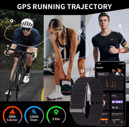 LIGE Smart Fitness Screenless with Heart Rate Monitor Pedometer Activity